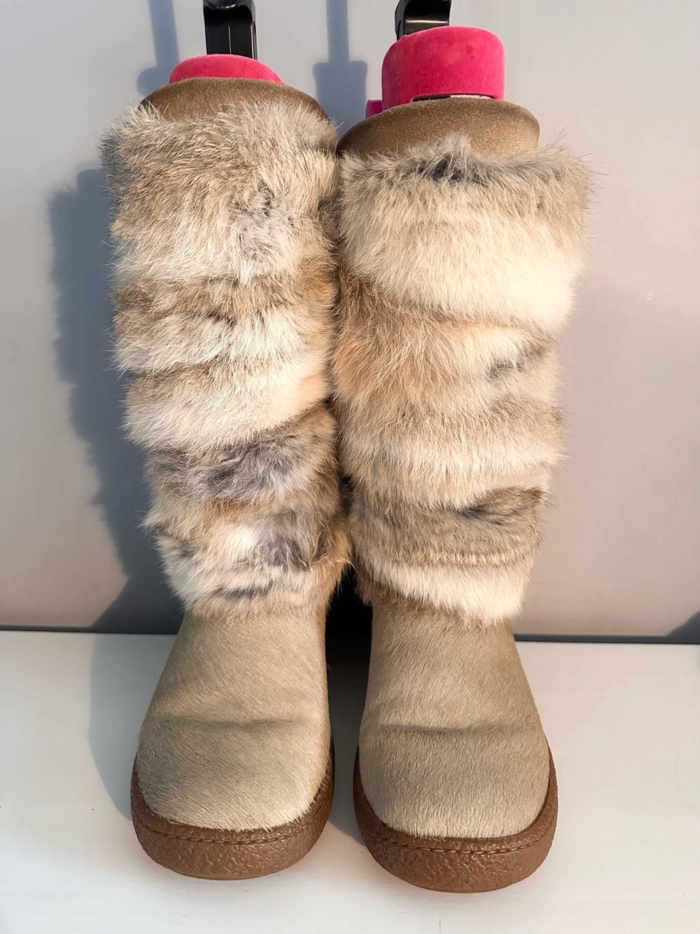 PAJAR - Women’s, Vintage, Fur, Rare, Winter Boots, Size 7, Wool Lined 🇮🇹